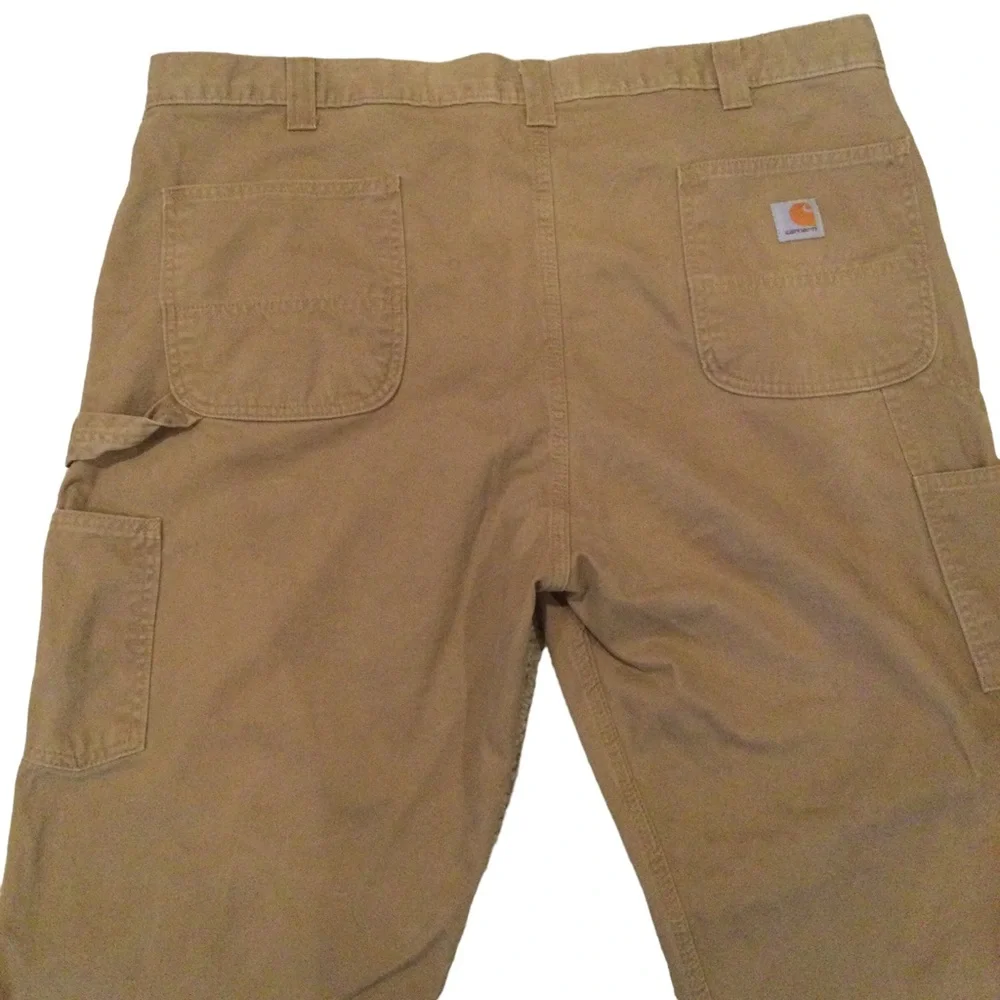 Carhartt Relaxed Fit Twill Utility Work Pant Dark Khaki Size W42 L34
